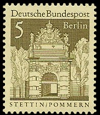5 Pf Briefmarke: Deutsche Bauwerke