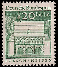 20 Pf Briefmarke: Deutsche Bauwerke