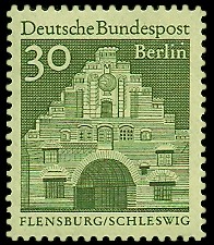 30 Pf Briefmarke: Deutsche Bauwerke