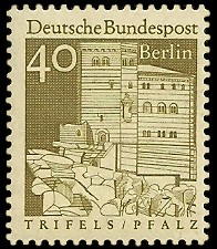 40 Pf Briefmarke: Deutsche Bauwerke 40 Pf Briefmarke: Deutsche Bauwerke
