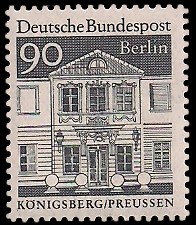 90 Pf Briefmarke: Deutsche Bauwerke
