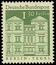 1,30 DM Briefmarke: Deutsche Bauwerke 1,30 DM Briefmarke: Deutsche Bauwerke