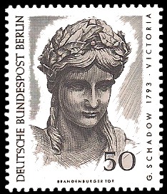 50 Pf Briefmarke: Berliner Kunstschätze