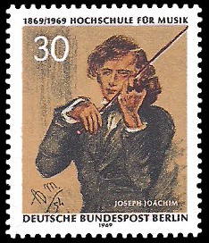 30 Pf Briefmarke: 100 Jahre Hochschule für Musik