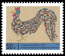 50 + 25 Pf Briefmarke: Jugendmarke 1971 50 + 25 Pf Briefmarke: Jugendmarke 1971