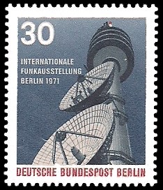 30 Pf Briefmarke: Internationale Funkausstellung