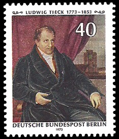 40 Pf Briefmarke: 200. Geburtstag Ludwig Tieck 40 Pf Briefmarke: 200. Geburtstag Ludwig Tieck