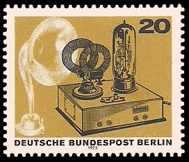 20 Pf Briefmarke: 50 Jahre Deutscher Rundfunk 20 Pf Briefmarke: 50 Jahre Deutscher Rundfunk