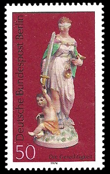 50 Pf Briefmarke: Berliner Porzellan