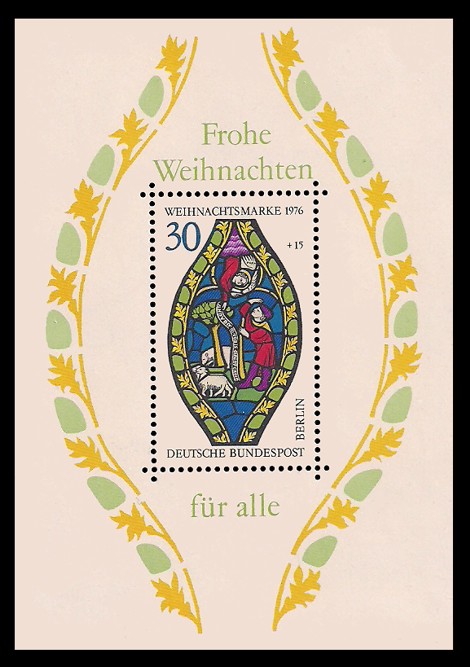  Briefmarke: Weihnachtsblock 1976