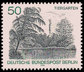 50 Pf Briefmarke: Berliner Landschaft 50 Pf Briefmarke: Berliner Landschaft