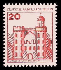 20 Pf Briefmarke: Burgen und Schlösser 20 Pf Briefmarke: Burgen und Schlösser