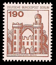 190 Pf Briefmarke: Burgen und Schlösser 190 Pf Briefmarke: Burgen und Schlösser
