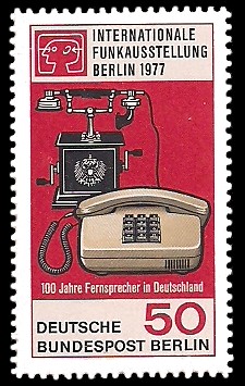 50 Pf Briefmarke: Internationale Funkausstellung Berlin