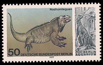 50 Pf Briefmarke: Aquarium im Zoo Berlin 50 Pf Briefmarke: Aquarium im Zoo Berlin