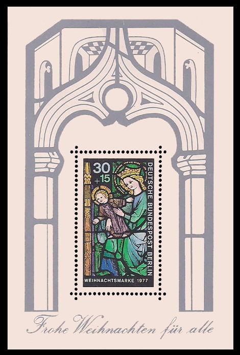 Briefmarke: Weihnachtsblock 1977 Briefmarke: Weihnachtsblock 1977