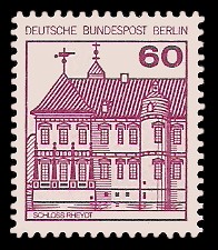 60 Pf Briefmarke: Burgen und Schlösser 60 Pf Briefmarke: Burgen und Schlösser