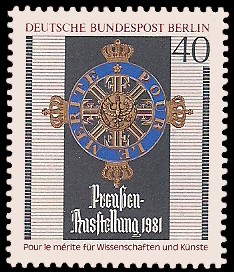40 Pf Briefmarke: Preußen-Ausstellung 1981 40 Pf Briefmarke: Preußen-Ausstellung 1981