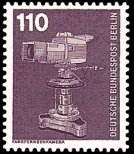 110 Pf Briefmarke: Industrie und Technik