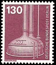 130 Pf Briefmarke: Industrie und Technik 130 Pf Briefmarke: Industrie und Technik