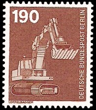 190 Pf Briefmarke: Industrie und Technik