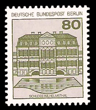80 Pf Briefmarke: Burgen und Schlösser 80 Pf Briefmarke: Burgen und Schlösser