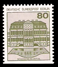 80 Pf Briefmarke: Burgen und Schlösser