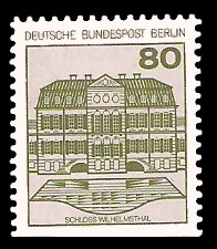 80 Pf Briefmarke: Burgen und Schlösser 80 Pf Briefmarke: Burgen und Schlösser