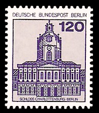 120 Pf Briefmarke: Burgen und Schlösser 120 Pf Briefmarke: Burgen und Schlösser