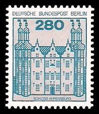 280 Pf Briefmarke: Burgen und Schlösser 280 Pf Briefmarke: Burgen und Schlösser