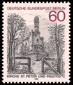 60 Pf Briefmarke: Berliner Ansichten 60 Pf Briefmarke: Berliner Ansichten