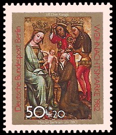 50 + 20 Pf Briefmarke: Weihnachtsmarke 1982