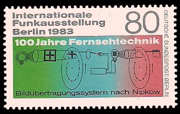 80 Pf Briefmarke: Internationale Funkausstellung 1983, IFA