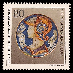 80 Pf Briefmarke: Berliner Museen