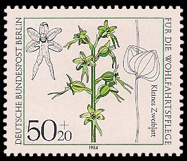 50 + 20 Pf Briefmarke: Wohlfahrtsmarke 1984, Orchideen
