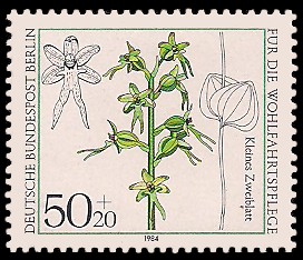 50 + 20 Pf Briefmarke: Wohlfahrtsmarke 1984, Orchideen 50 + 20 Pf Briefmarke: Wohlfahrtsmarke 1984, Orchideen