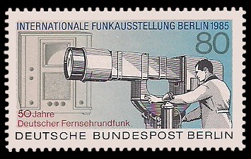 80 Pf Briefmarke: Internationale Funkausstellung 1985, IFA