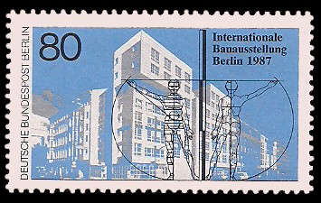 80 Pf Briefmarke: Internationale Bauausstellung, IBA