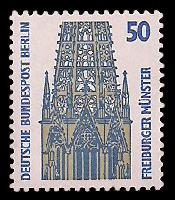50 Pf Briefmarke: Serie Sehenswürdigkeiten
