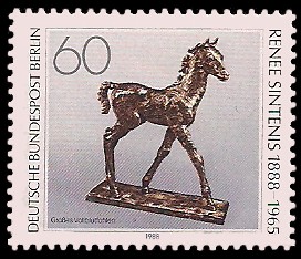 60 Pf Briefmarke: 100.Geburtstag Renée Sintenis 60 Pf Briefmarke: 100.Geburtstag Renée Sintenis