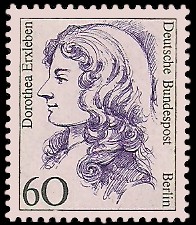 60 Pf Briefmarke: Frauen der deutschen Geschichte