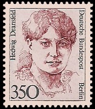 350 Pf Briefmarke: Frauen der deutschen Geschichte