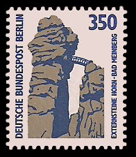 350 Pf Briefmarke: Serie Sehenswürdigkeiten