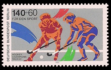 140 + 60 Pf Briefmarke: Für den Sport 1989