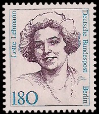 180 Pf Briefmarke: Frauen der deutschen Geschichte
